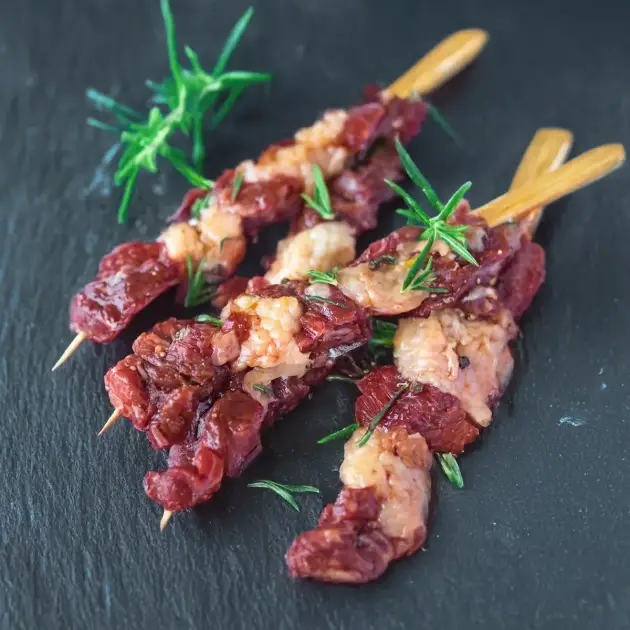 Brochette de Magret de Canard